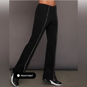 Carbon38 Black Straight Leg Pants